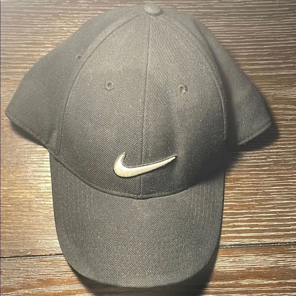 Nike Black Minimalist Hat with Swoosh Logo